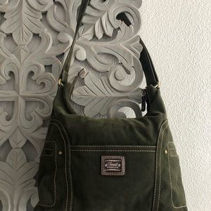 Fossil Women’s Shoulder/Crossbody Handbag, Deep Hunter Green, New, Never Used